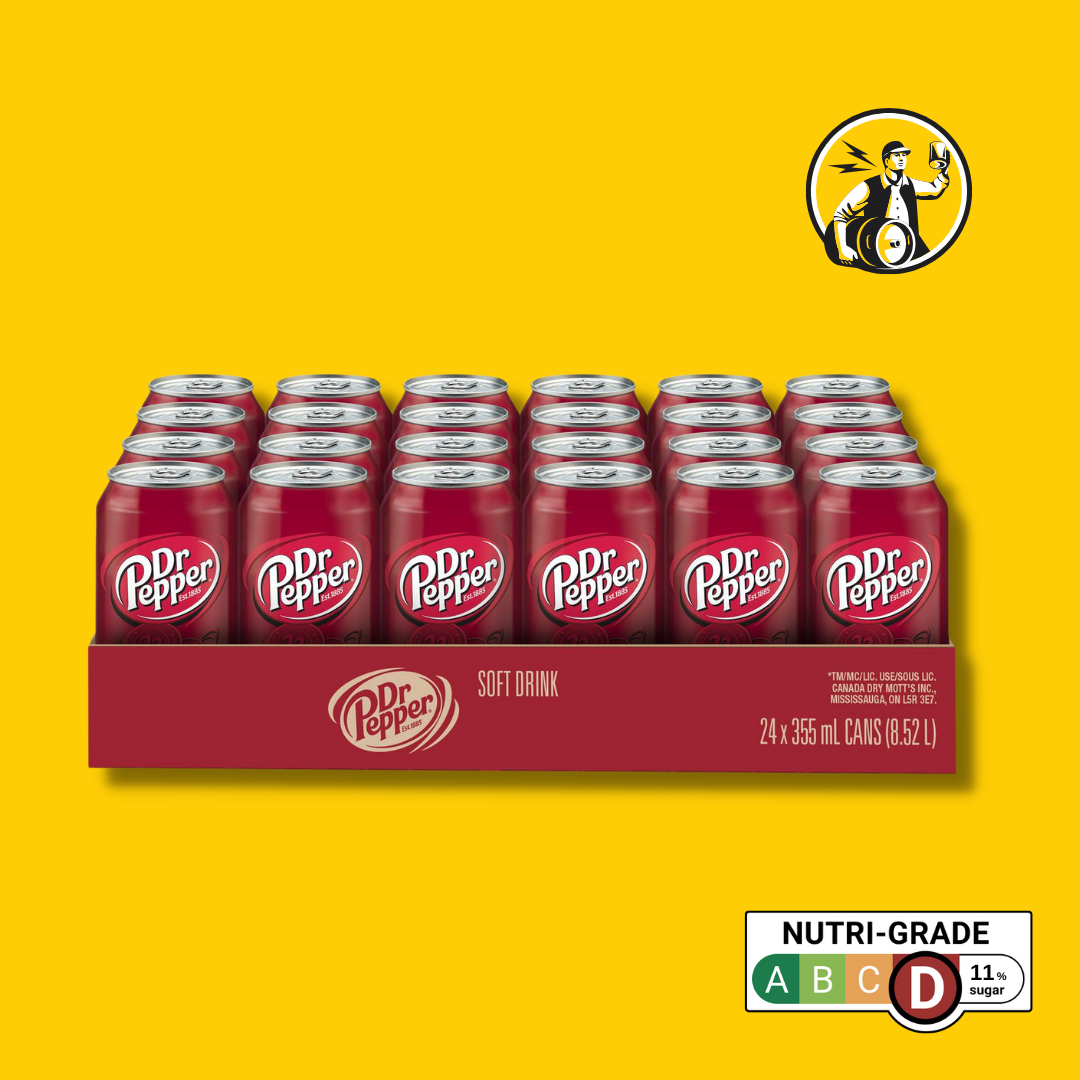 Dr Pepper Regular 330ML (24 Can Carton)